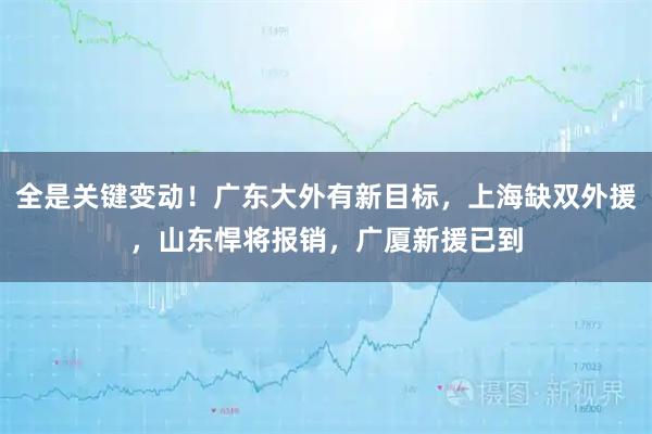 全是关键变动！广东大外有新目标，上海缺双外援，山东悍将报销，广厦新援已到