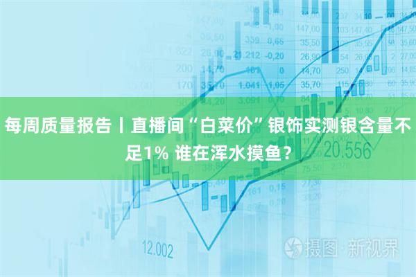 每周质量报告丨直播间“白菜价”银饰实测银含量不足1% 谁在浑水摸鱼？